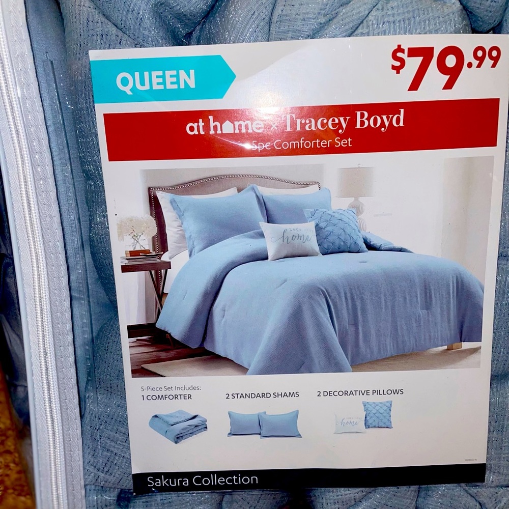 Tracey Boyd 5pc Comforter Set (Queen)